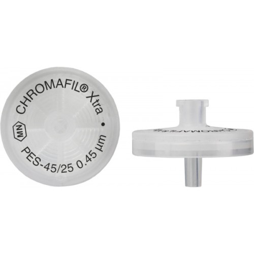 Syringe filters, labeled, CHROMAFIL Xtra PES, 25 mm, 0.45 µm Syringe filters, labeled, CHROMAFIL Xtra PES, 25 mm, 0.45 µm